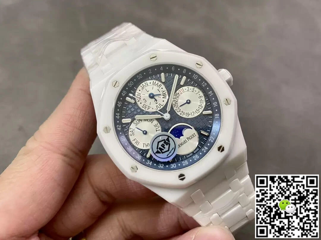 Audemars Piguet Royal Oak 26579CB.OO.1225CB.01 APS Factory V3 1:1 Best Edition Replica Watch White Case
